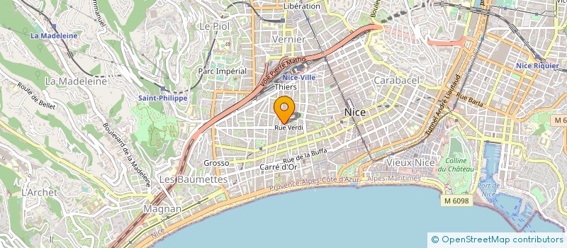 localisation de l'entreprise A A Z EXPERTISES IMMOBILIERES à NICE