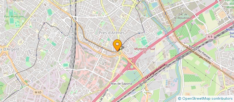 localisation de l'entreprise A A Z IMMOBILIER  MONTPELLIER