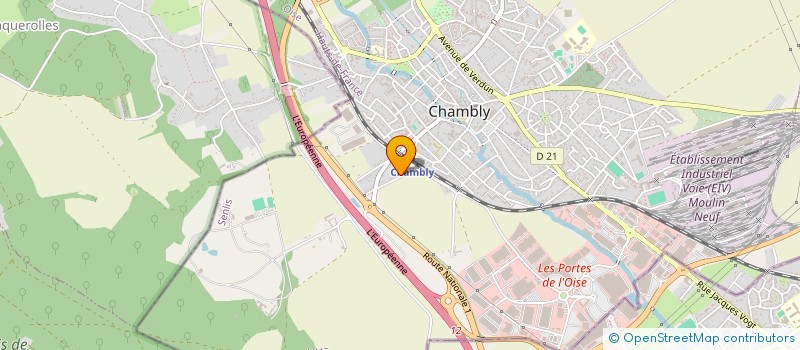 localisation de l'entreprise A.A.Z LASER à CHAMBLY