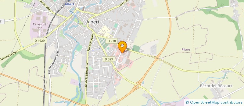 localisation de l'entreprise A A Z MEDICAL à ALBERT