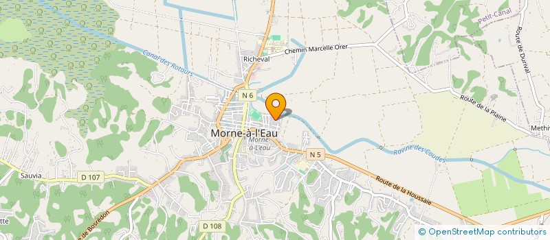 localisation de l'entreprise A A Z NETTOYAGES à MORNE A L'EAU