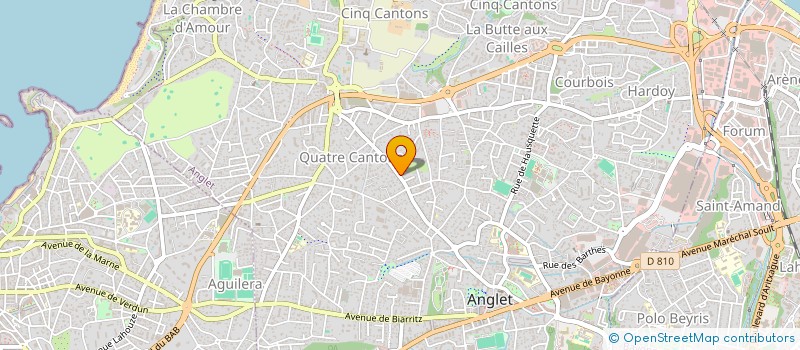 localisation de l'entreprise A A Z RENOV à ANGLET