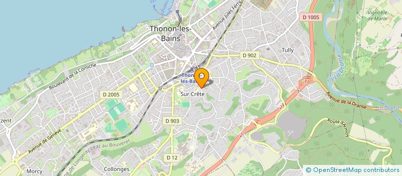 localisation de l'entreprise A A Z RENOVATION à THONON-LES-BAINS