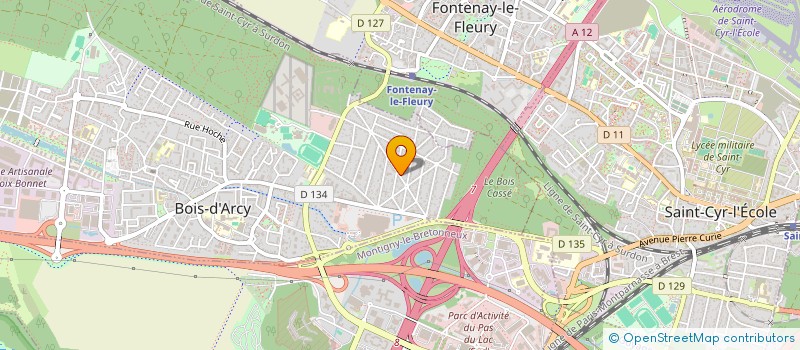 localisation de l'entreprise A A Z RENOVATION IMMOBILIERE  BOIS-D'ARCY