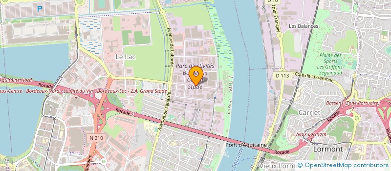 localisation de l'entreprise A A Z SERVICE à EYSINES