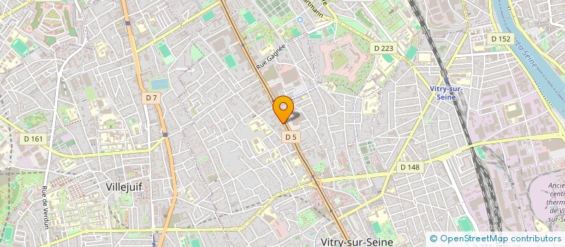 localisation de l'entreprise A AB à VITRY-SUR-SEINE