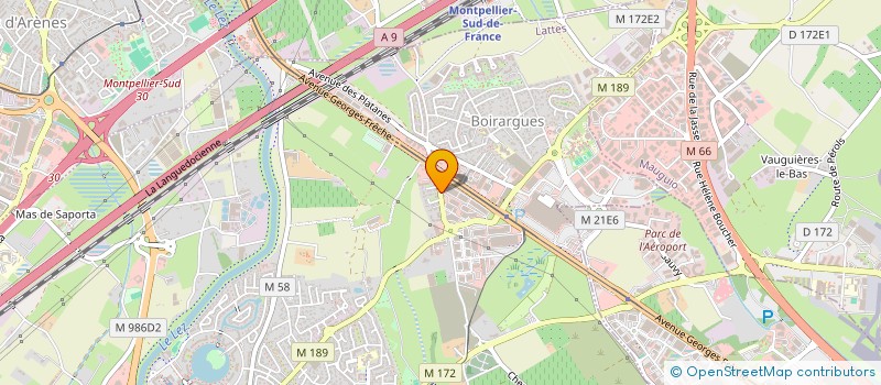 localisation de l'entreprise A. ACTION 34 IMMO à LATTES