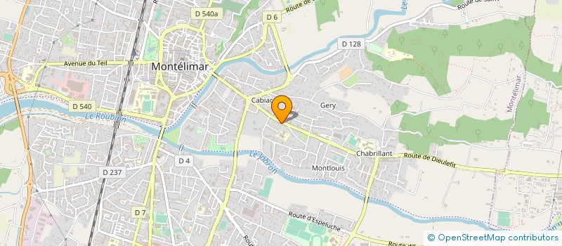 localisation de l'entreprise A ADHEMAR AMBULANCE ET TAXI à MONTELIMAR