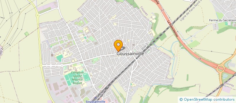localisation de l'entreprise A.AGREBI à GOUSSAINVILLE