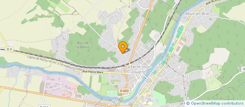 localisation de l'entreprise A-AIME à LA FERTE-SOUS-JOUARRE