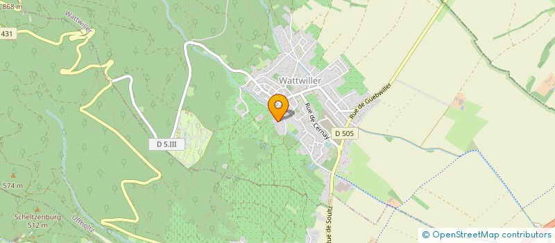 localisation de l'entreprise A-AIR  WATTWILLER