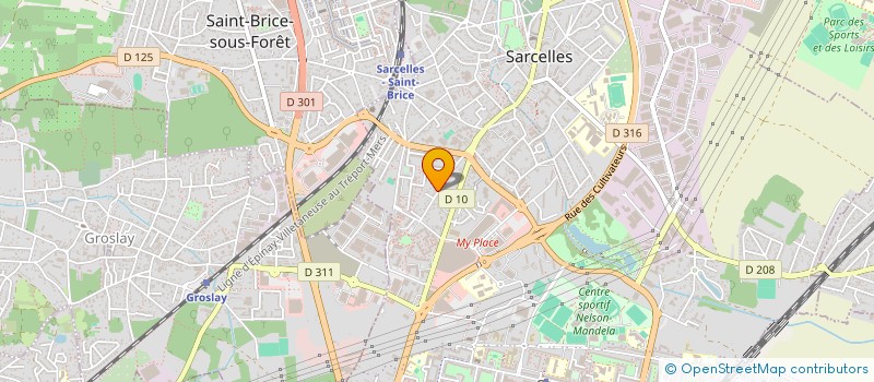 localisation de l'entreprise A.AKBAR  SARCELLES