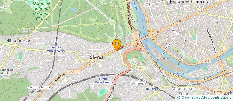localisation de l'entreprise A. AKIA IMMOBILIER à SEVRES