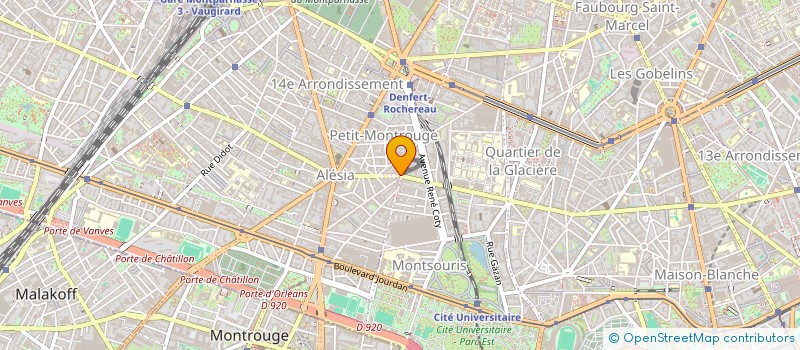 localisation de l'entreprise A ALESIA MULTI SERVICES à PARIS