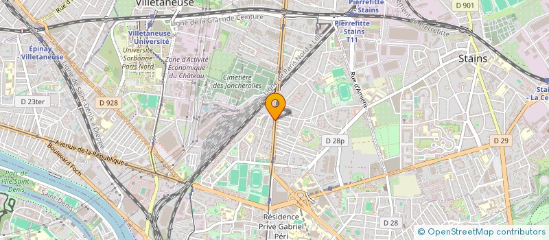 localisation de l'entreprise A ANATA CONSEIL à PIERREFITTE-SUR-SEINE