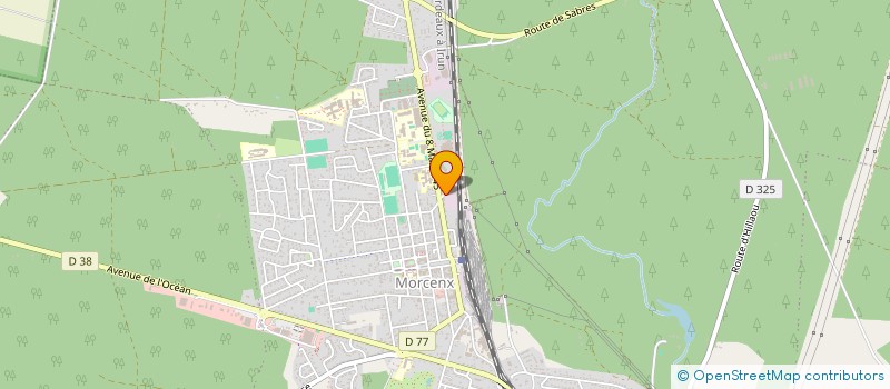 localisation de l'entreprise A AND A SANTUS  MORCENX-LA-NOUVELLE