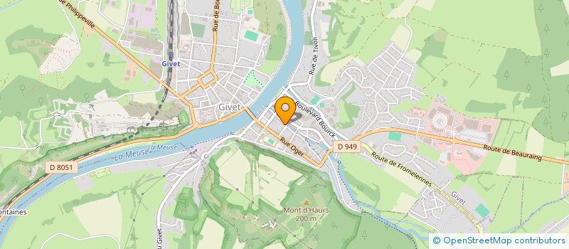 localisation de l'entreprise A AND CO COMMUNICATION  GIVET