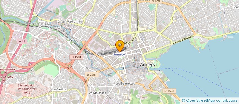 localisation de l'entreprise A ANNECY RADIO TAXIS à ANNECY