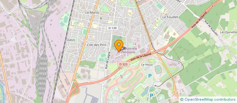 localisation de l'entreprise A.ART'METAL à LE MANS
