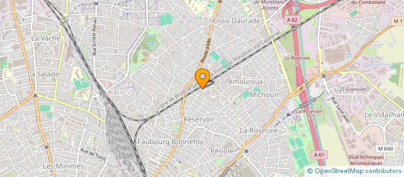 localisation de l'entreprise A.ATELIER COROT à TOULOUSE