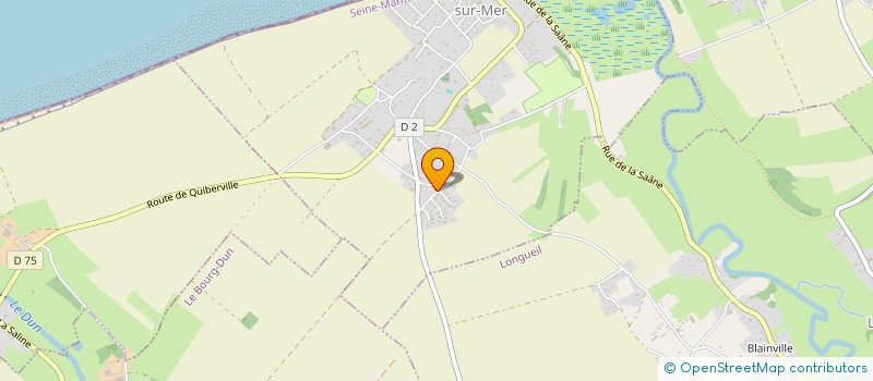 localisation de l'entreprise A.AUCLERT  QUIBERVILLE-SUR-MER