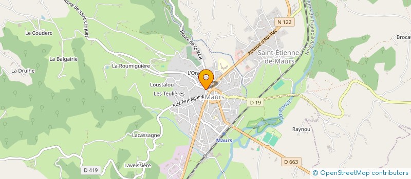 localisation de l'entreprise A AUDOYE SARL à MAURS