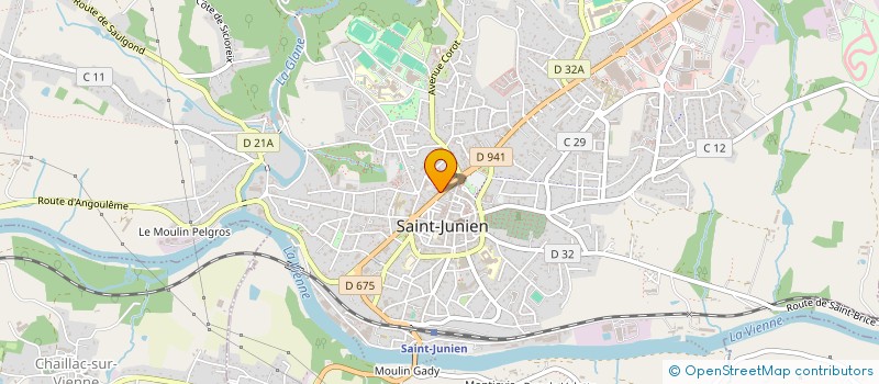 localisation de l'entreprise A. AURIAT AUDITEURS ET ASSOCIES à SAINT-JUNIEN