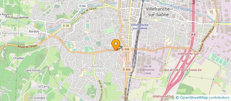 localisation de l'entreprise A AUTO à LIMAS