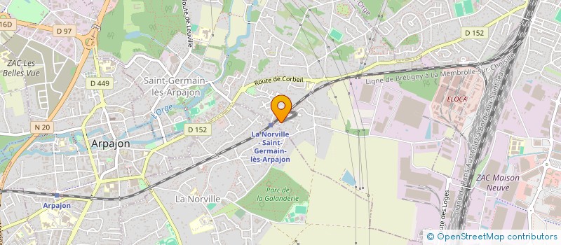 localisation de l'entreprise A AVENIR EVOLUTION TECHNOLOGIQUE à SAINT-GERMAIN-LES-ARPAJON