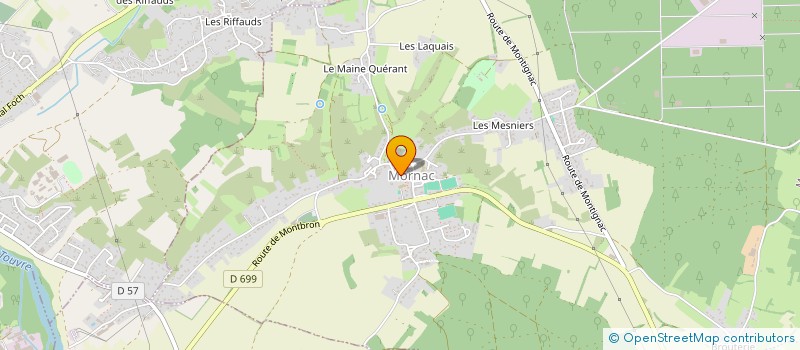 localisation de l'entreprise A.AZ CONSEILS ET PACKAGING à MORNAC