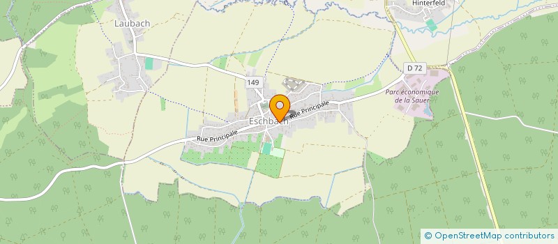 localisation de l'entreprise A & B  OBERDORF-SPACHBACH