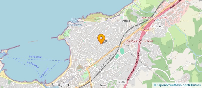 localisation de l'entreprise A & B  SAINT-JEAN-DE-LUZ