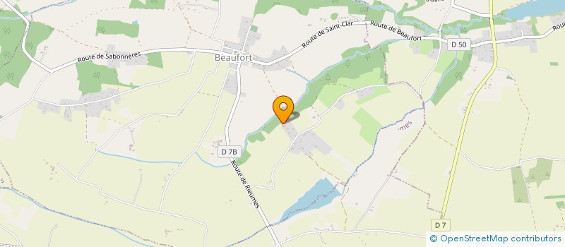 localisation de l'entreprise A-B à BEAUFORT
