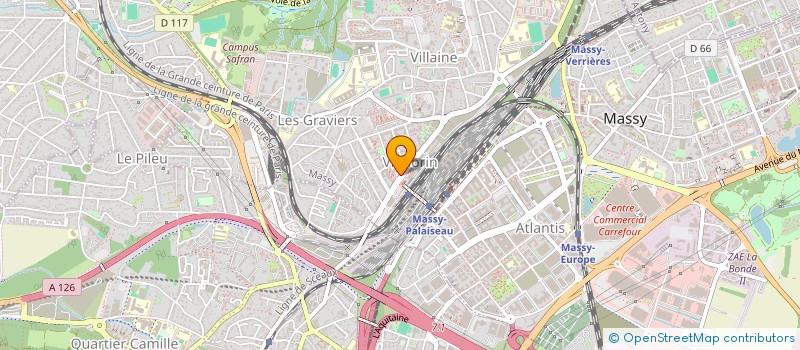 localisation de l'entreprise A&B à MASSY