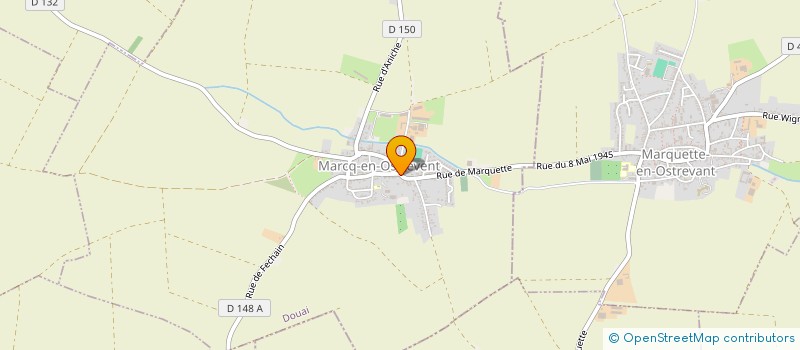 localisation de l'entreprise A.B.A à WASNES-AU-BAC