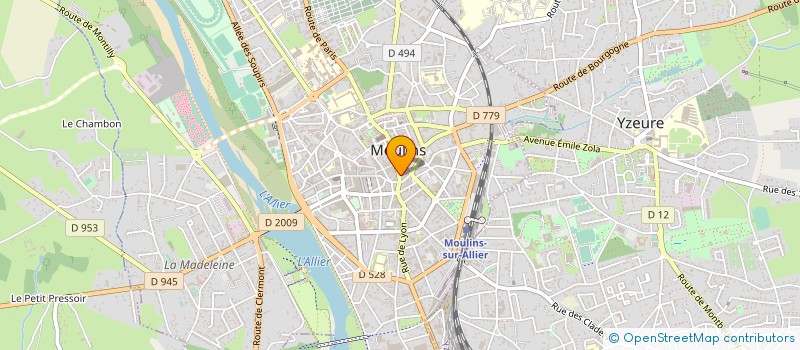 localisation de l'entreprise A.B.A.C.A. IMMOBILIER à MOULINS