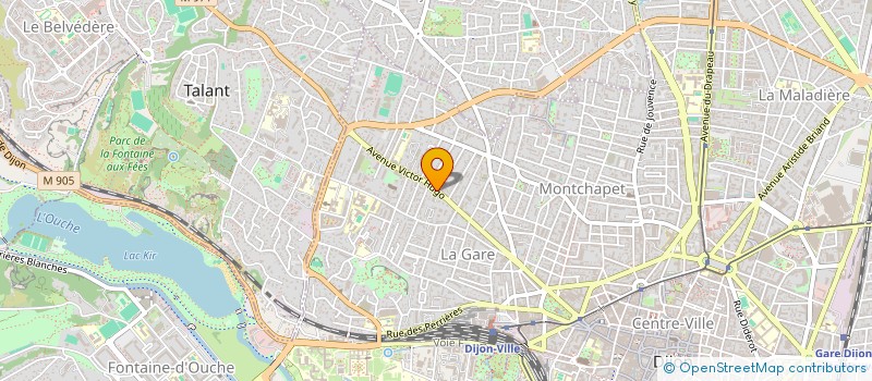 localisation de l'entreprise A.B.A.L à DIJON