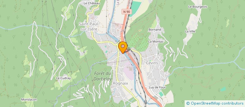 localisation de l'entreprise A.B.A MENUISERIE  CHAMPAGNY-EN-VANOISE