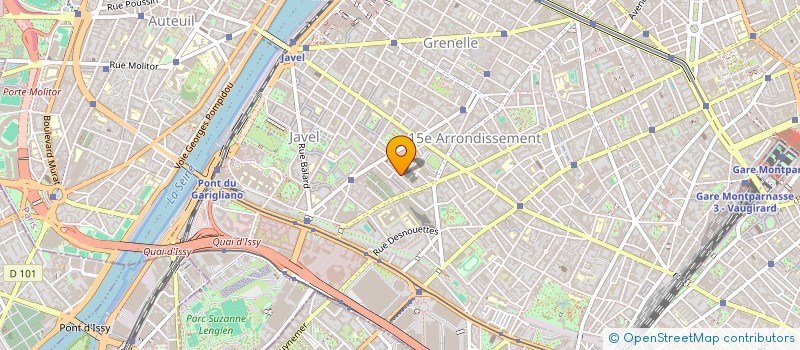 localisation de l'entreprise A.B AUTO à PARIS