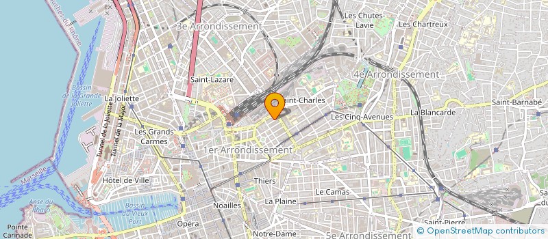localisation de l'entreprise A.B. AUTOS à MARSEILLE