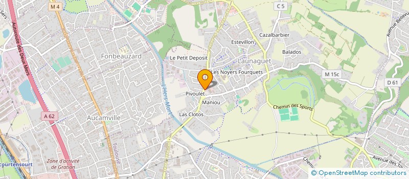 localisation de l'entreprise A.B.B. à LAUNAGUET