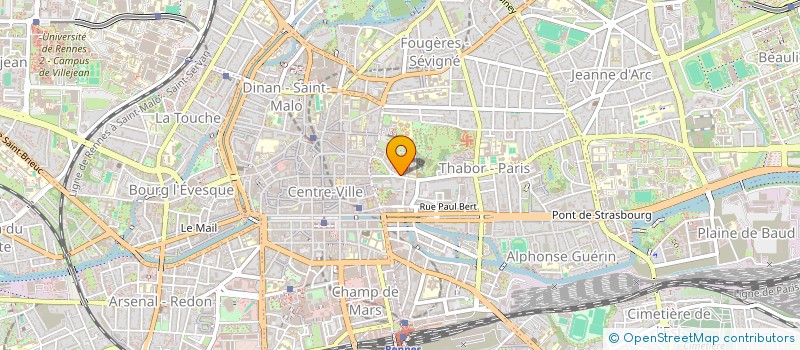 localisation de l'entreprise A.B.B.  RENNES
