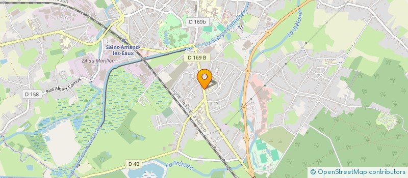 localisation de l'entreprise A.B.B. AMBULANCE BROCHARD FREDDY  SAINT-AMAND-LES-EAUX