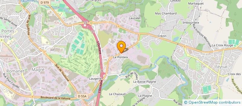 localisation de l'entreprise A.B.B.D. CONCEPT à FEYTIAT