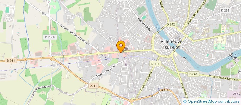 localisation de l'entreprise A.B. BIAS à BIAS