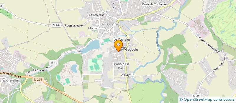 localisation de l'entreprise A.B.BIO à AUSSONNE