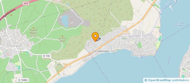 localisation de l'entreprise A.B. BOIS  LOUPIAN