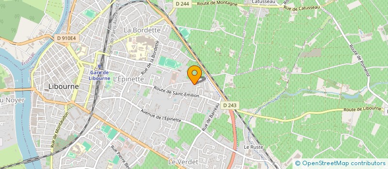 localisation de l'entreprise A.B.C 14  LIBOURNE