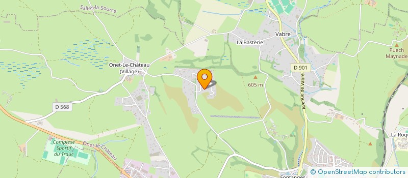 localisation de l'entreprise A.B.C 31  ONET LE CHATEAU