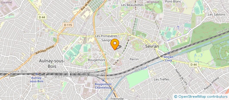 localisation de l'entreprise A B C à SEVRAN